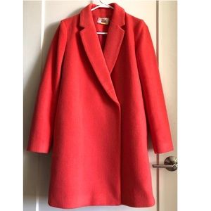 Wool blend coat